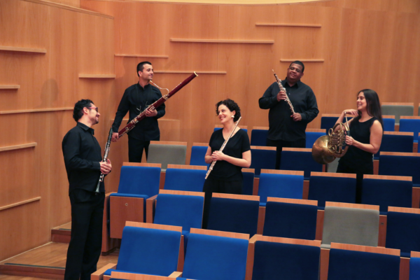 Quinteto de Sopros da Filarmônica. Foto de Vinícius Correia